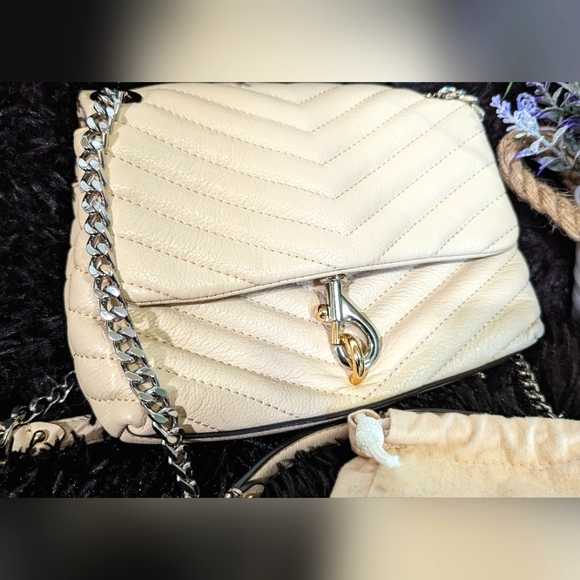 Rebecca Minkoff Handbags - 🔥🔥Rebecca Minkoff "Edie" Crossbody Bag in Quilted Leather Clay With Dust Bag!